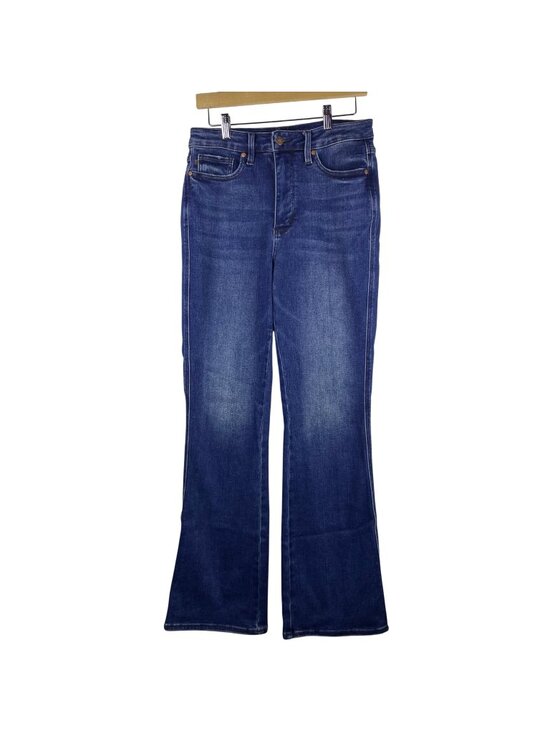Judy Blue Denim - Judy Blue Womens High Rise Bootcut Jeans Size 11/30 Medium Wash Stretch Denim